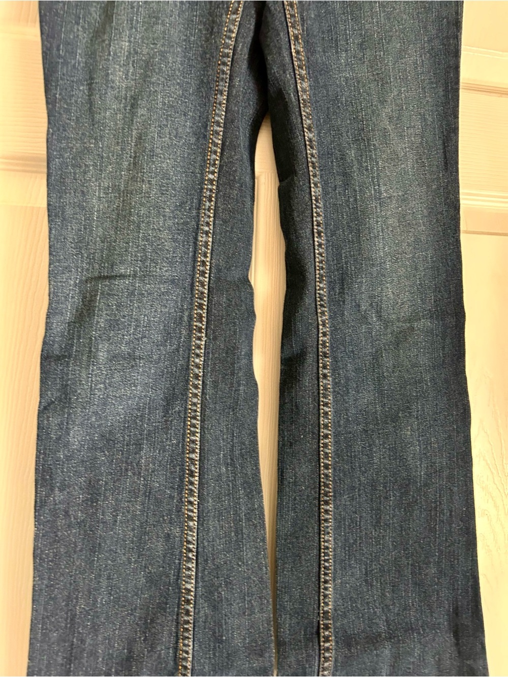 EUC Michael Kors Dark Blue Denim Jeans with Gold Accents - Picture 5 of 7